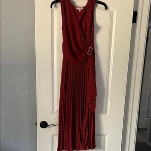 Max Studio Asymmetrical Red Dress